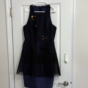 Sachin and Babi Elegant Black Sleeveless Dress